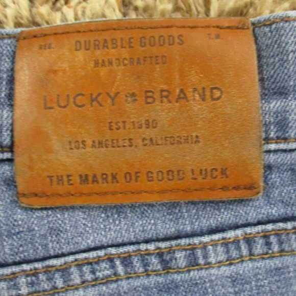 Lucky Brand Jeans Men's 39x33 Medium Wash 221 Straight Leg Stretch Denim - Picture 5 of 11